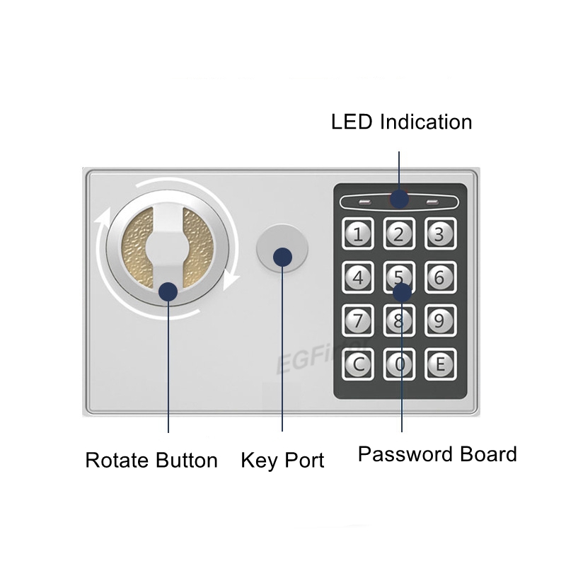 Caja de seguridad con contrase - Home Security Key Box reseña y precio
