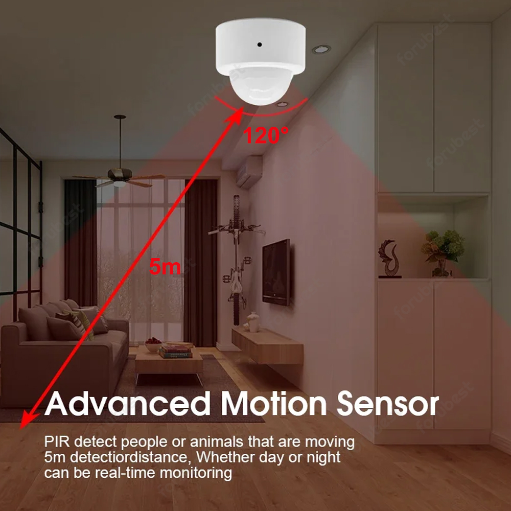 Zigbee 3,0 Sensor de movimient - Home Security App reseña y precio