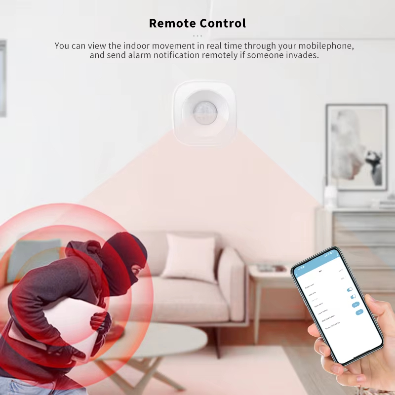 Tuya ZigBee/WiFi PIR Sensor de - Home Security App reseña y precio
