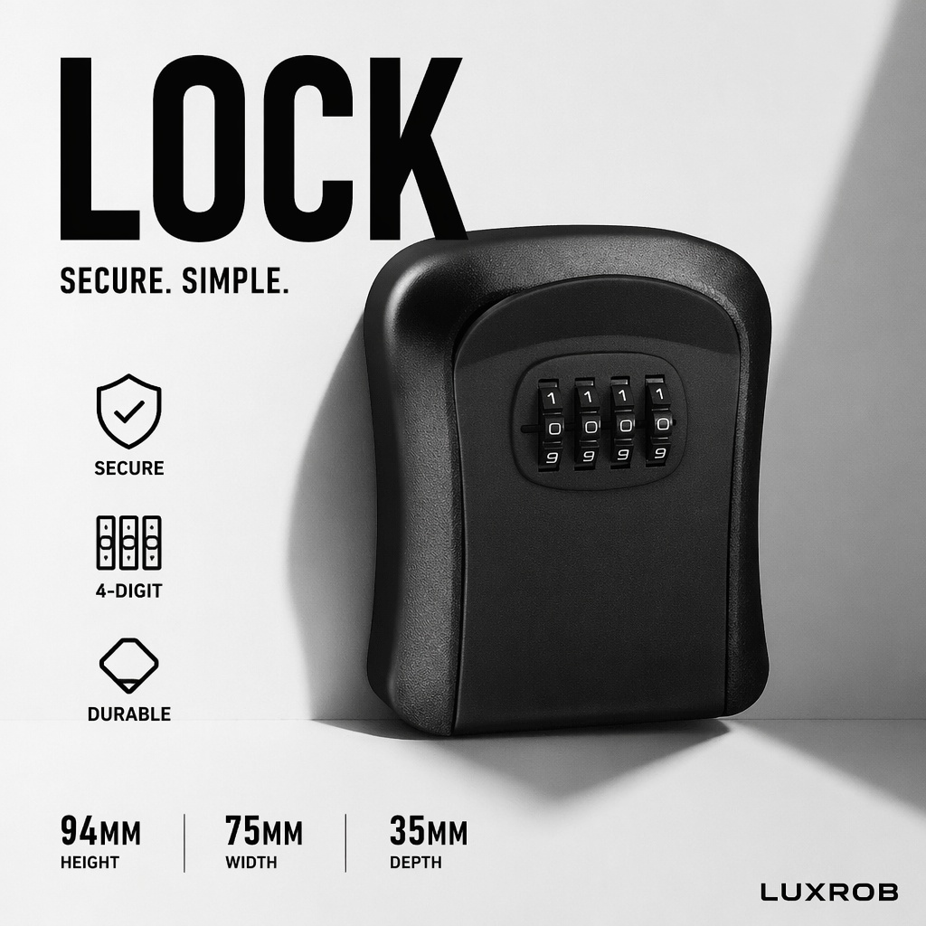 Caja de almacenamiento de llav - Home Security Key Box reseña y precio