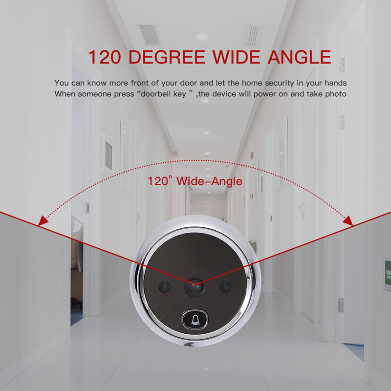 NAIERDI-visor de puerta electr - Peephole Camera Viewer reseña y precio