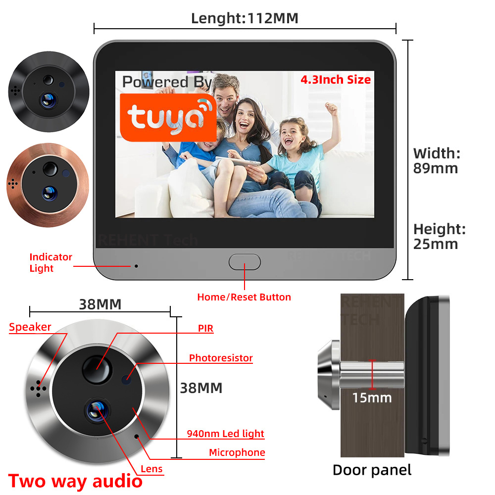 Mini Cámara de Seguridad WiFi  - Peephole Camera Viewer reseña y precio